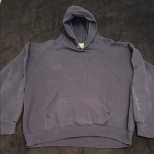 Tultex Blue Sweatshirt Hoodie Casual